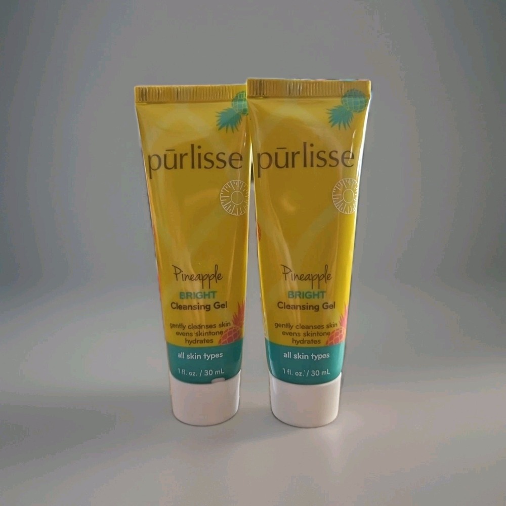 2X Pūrlisse • Pineapple Bright Cleansing Gel • 1 fl oz (30 mL) Each